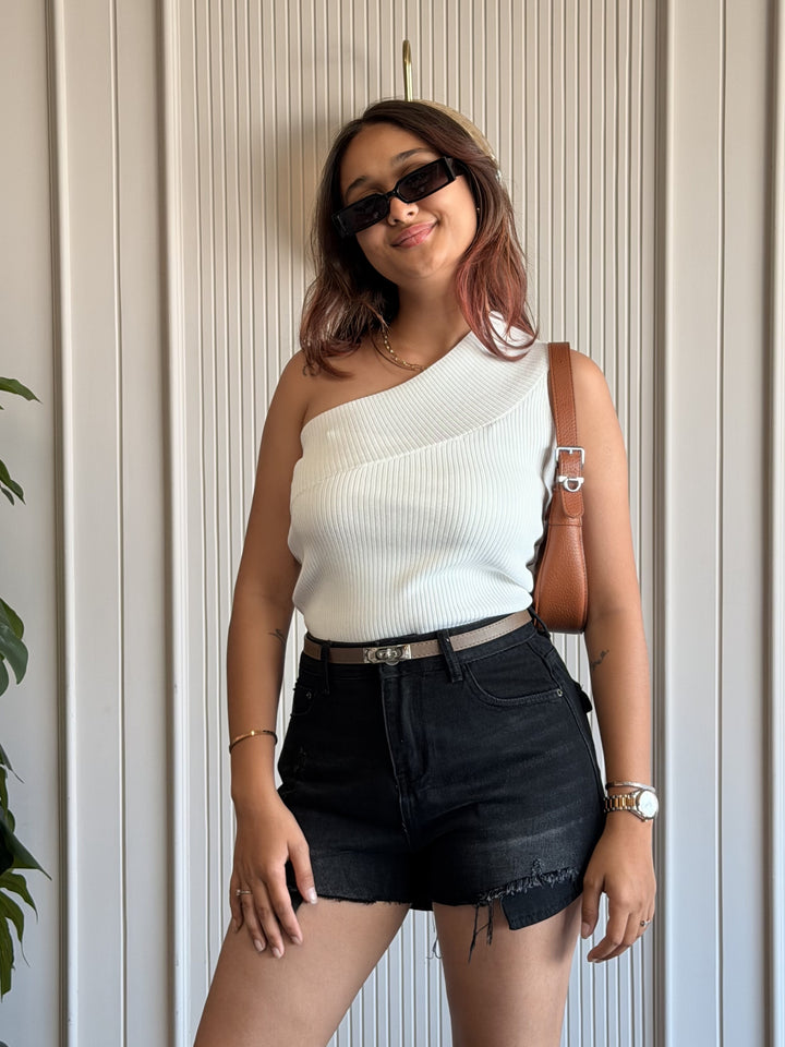 Chic One-shoulder Top