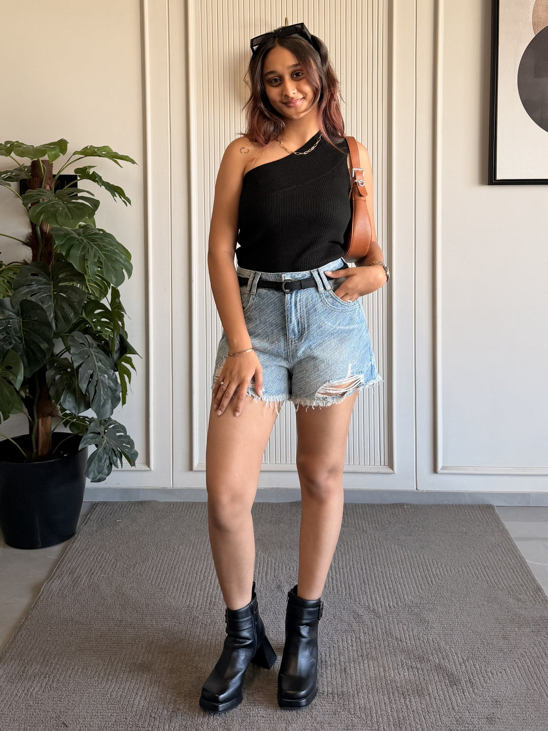 Chic One-shoulder Top