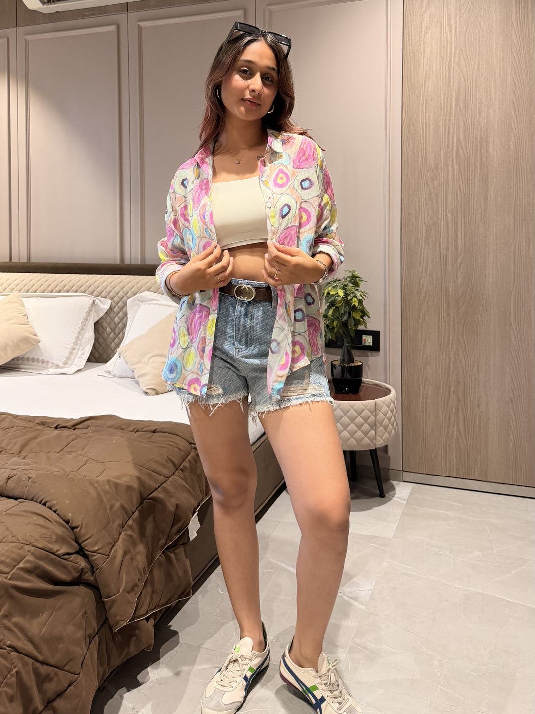 Printed Linen Shirt