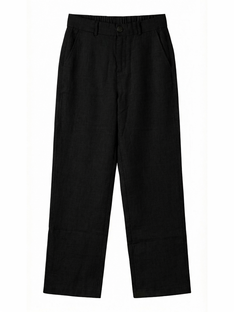 Women’s Black Linen Pant