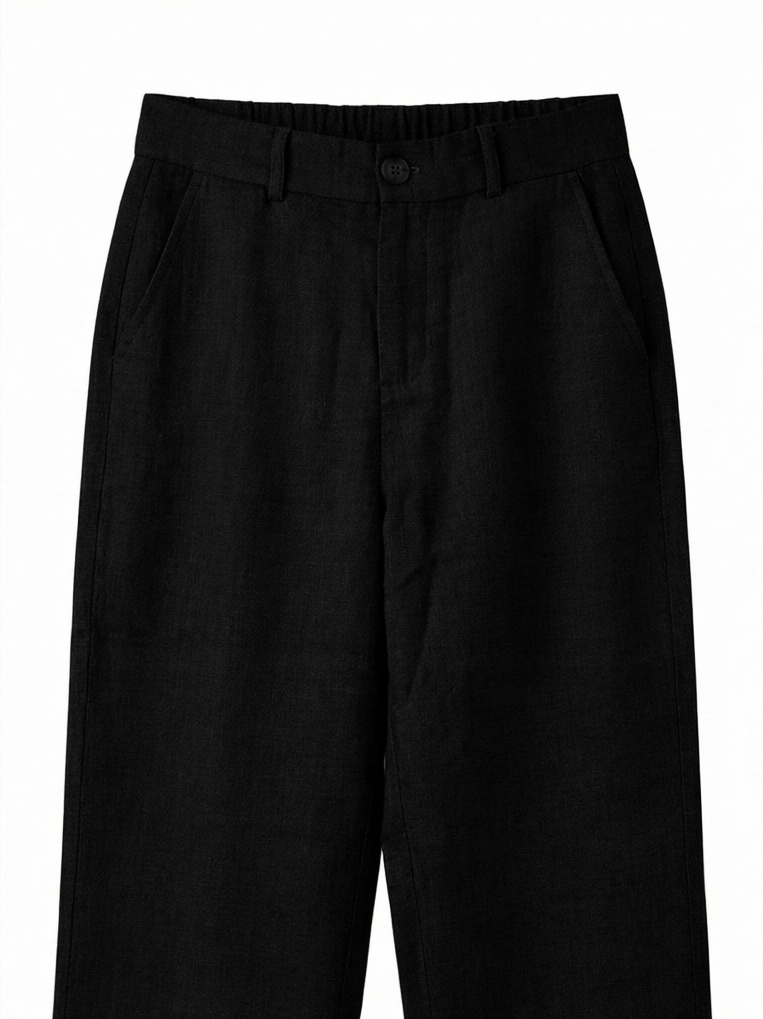 Women’s Black Linen Pant