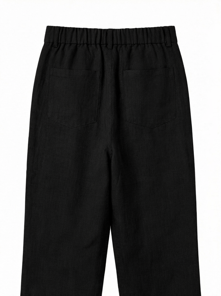 Women’s Black Linen Pant