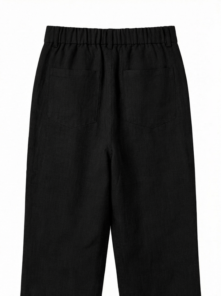 Women’s Black Linen Pant