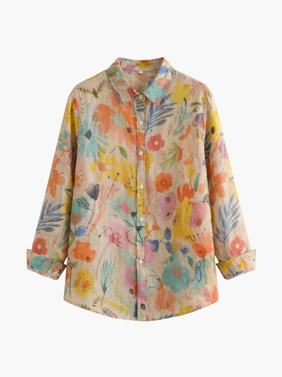 Printed Linen Shirt