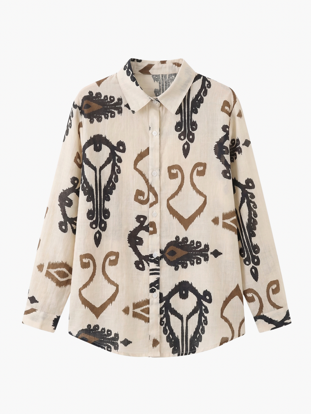 Printed Linen Shirt