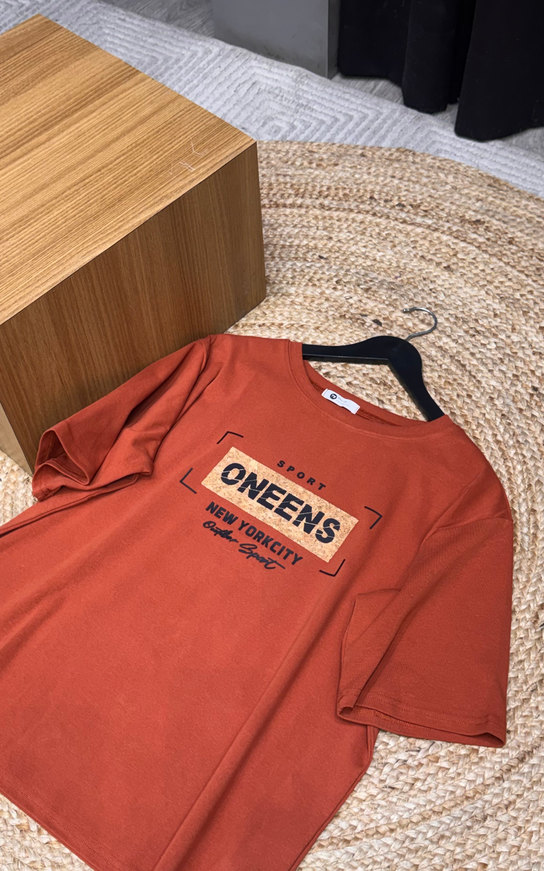 Women’s Typographic Print T-Shirt (ONEENS)