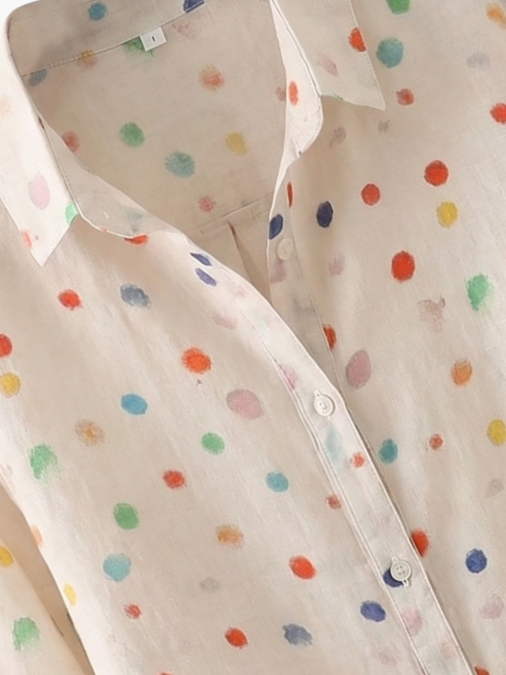 Printed Linen Shirt