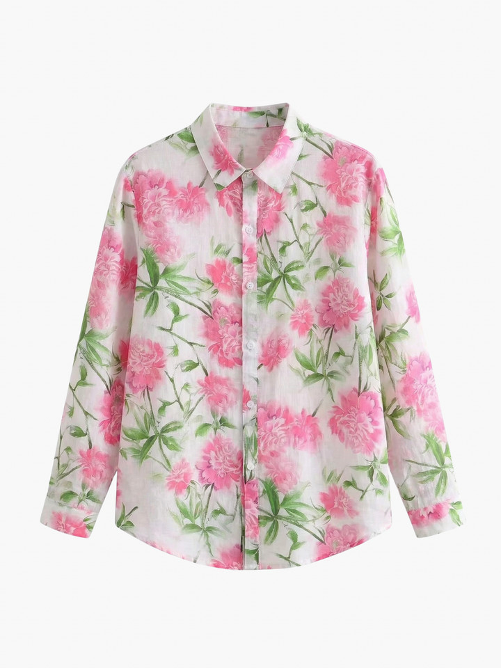 Printed Linen Shirt