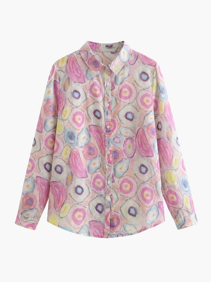Printed Linen Shirt