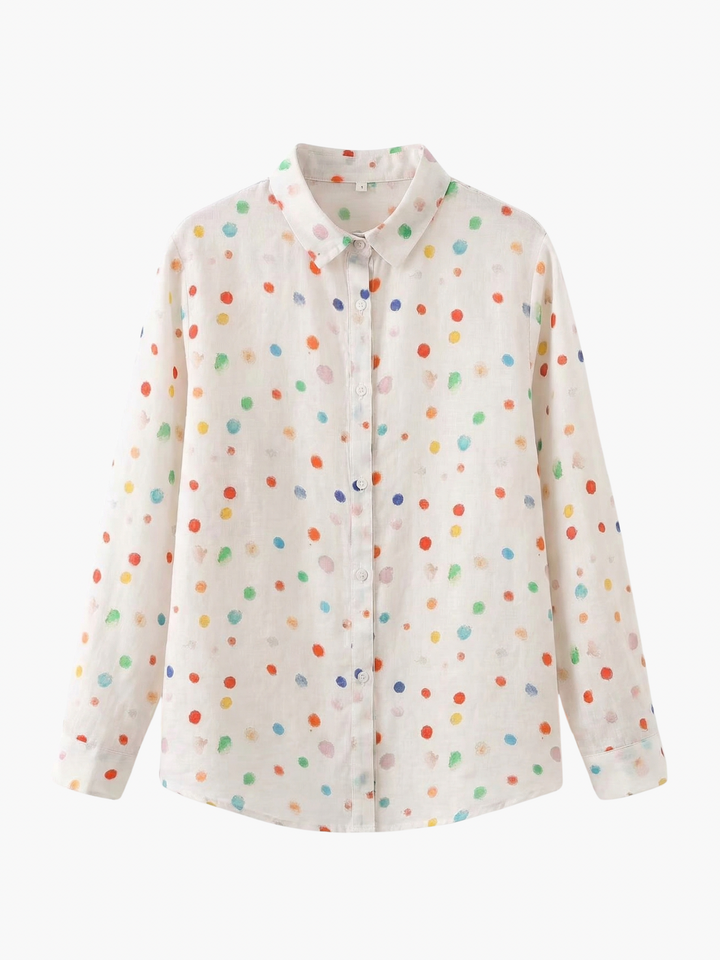Printed Linen Shirt