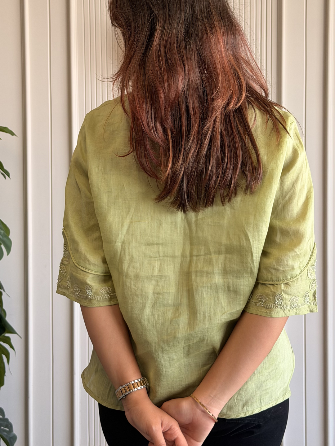 Linen Embroidered Shirt