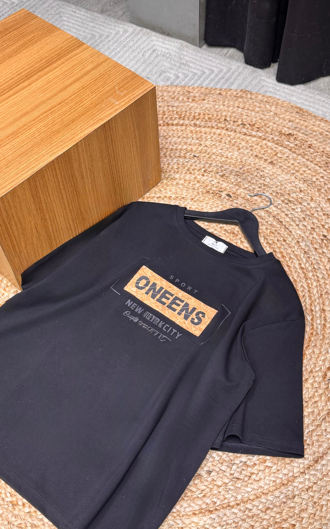 Women’s Typographic Print T-Shirt (ONEENS)