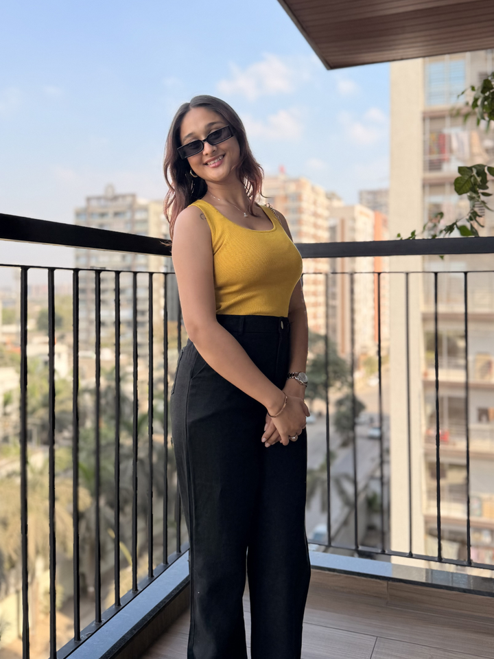 Women’s Black Linen Pant