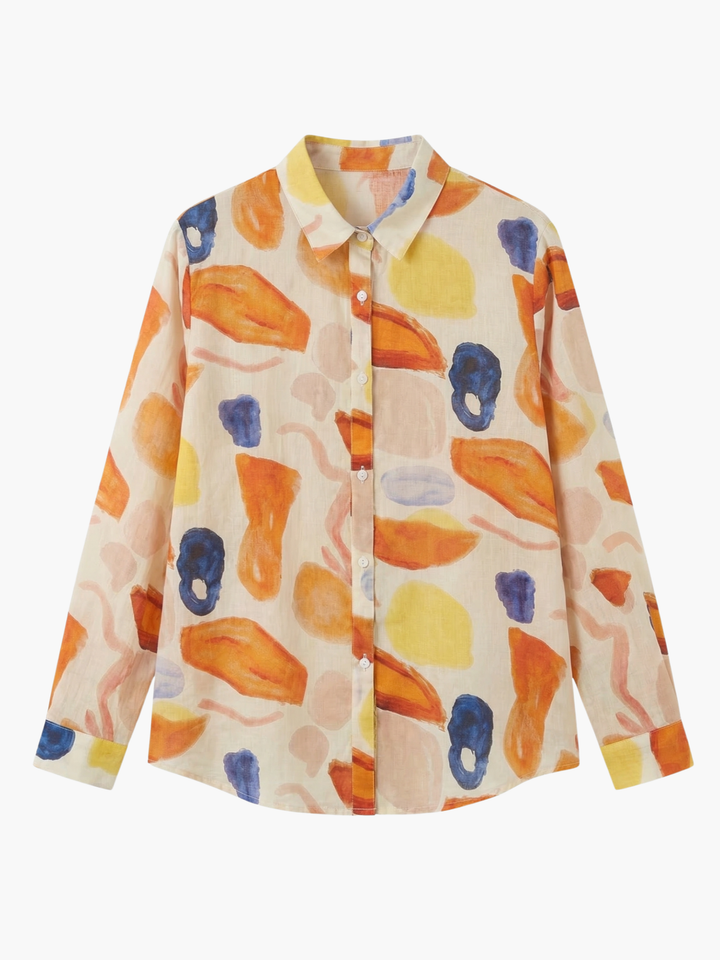 Printed Linen Shirt