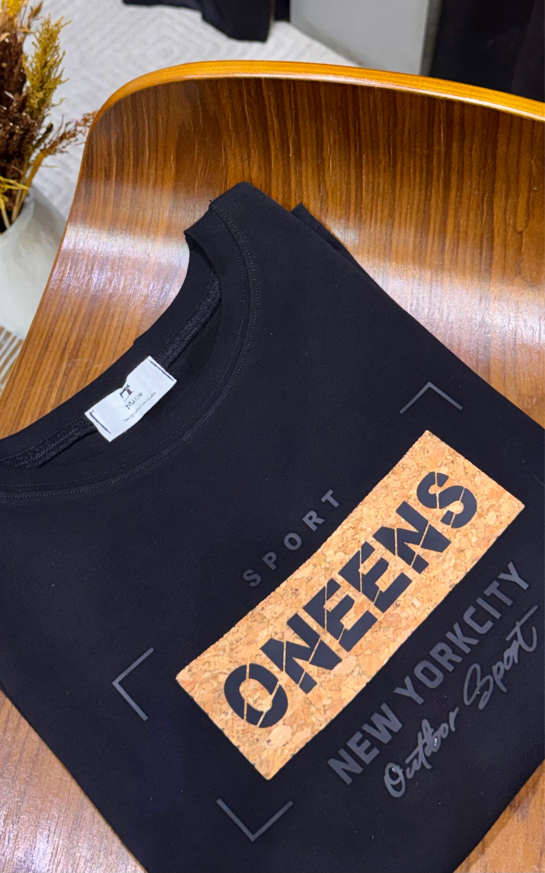 Women’s Typographic Print T-Shirt (ONEENS)