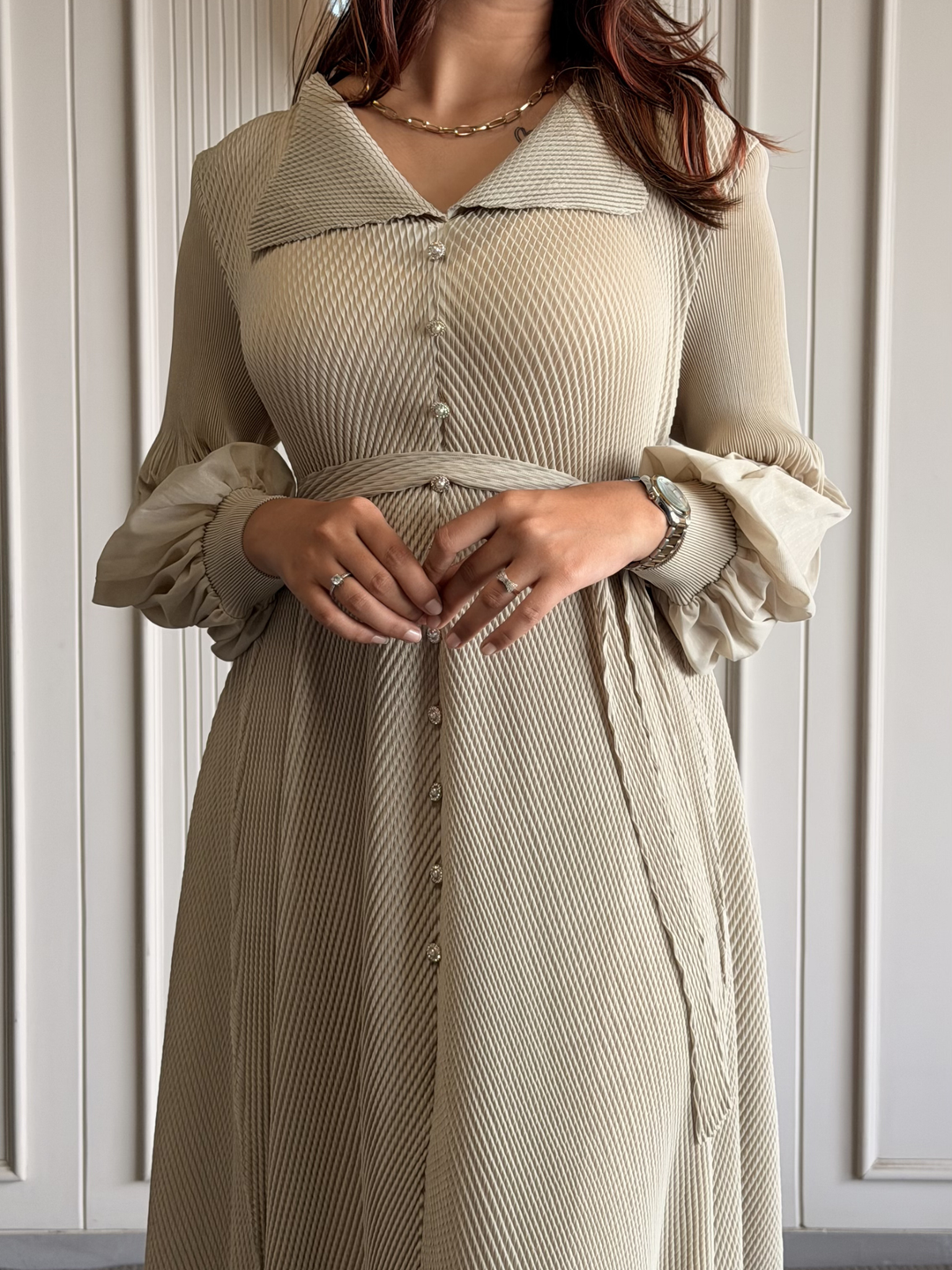 Bamboo Light Beige Dress