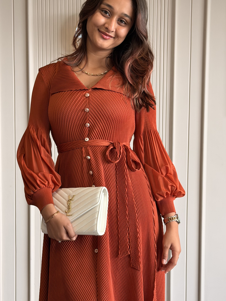 Bamboo Bright Orange Dress