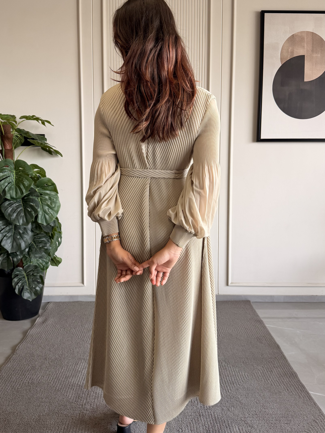 Bamboo Light Beige Dress