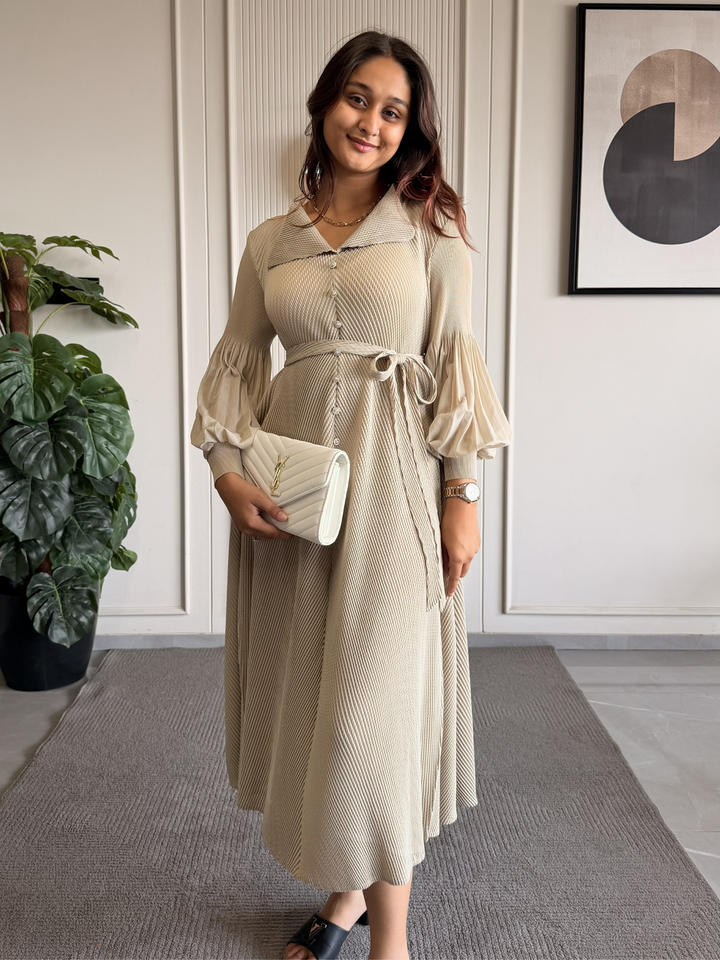 Bamboo Light Beige Dress