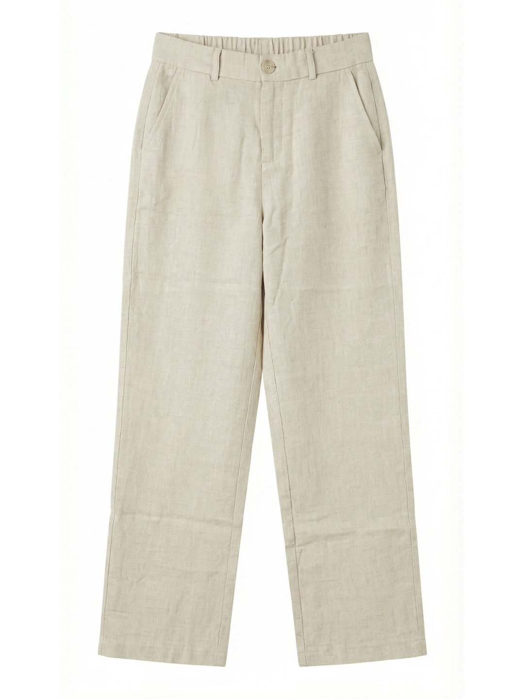 Women’s Light Beige Linen Pant