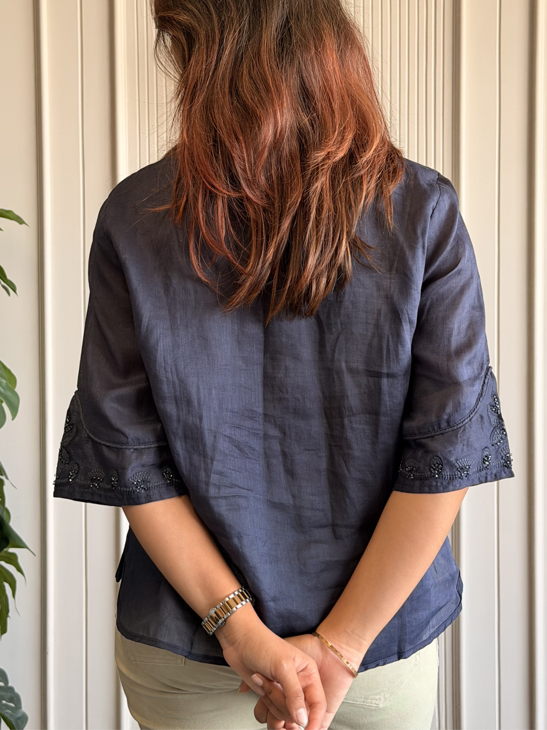 Linen Embroidered Shirt
