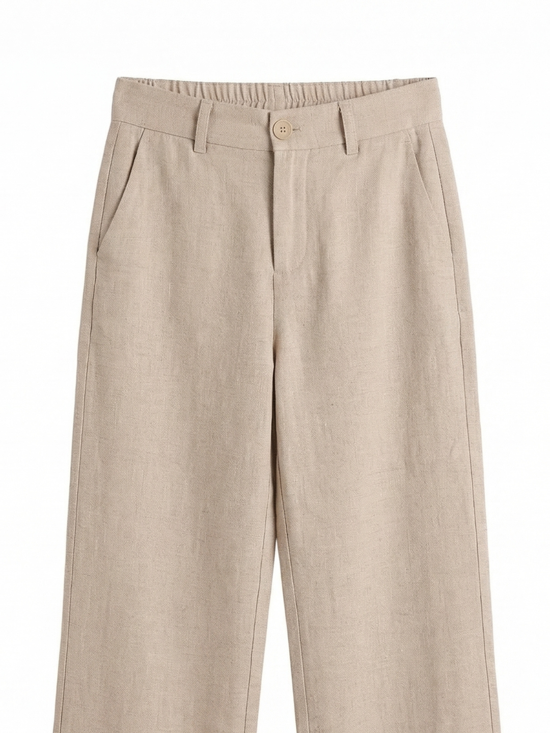Women’s Beige Linen Pant