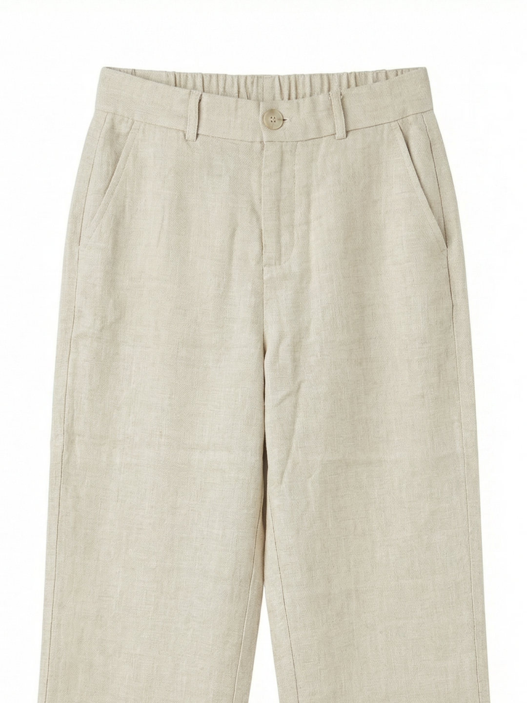 Women’s Light Beige Linen Pant