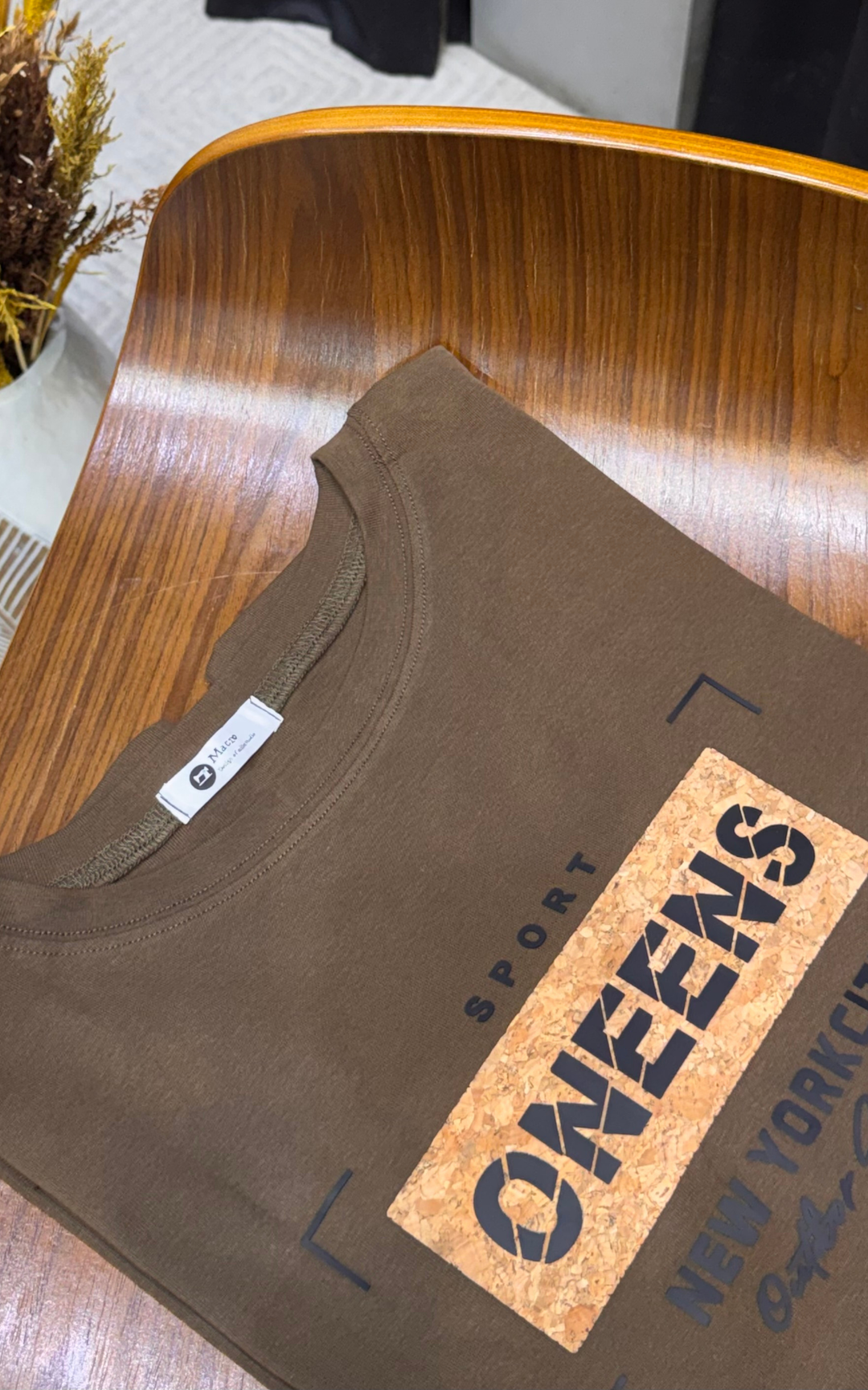 Women’s Typographic Print T-Shirt (ONEENS)