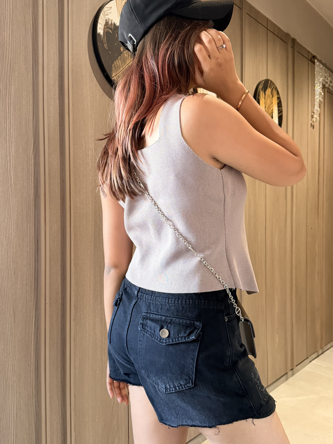 Women Tan Waistcoat