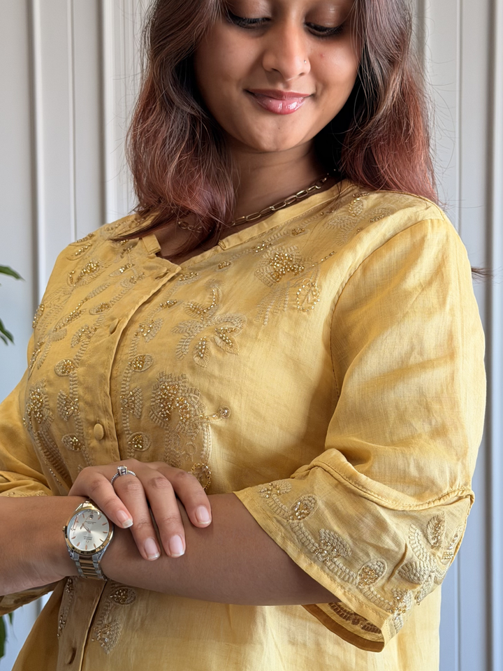 Linen Embroidered Shirt