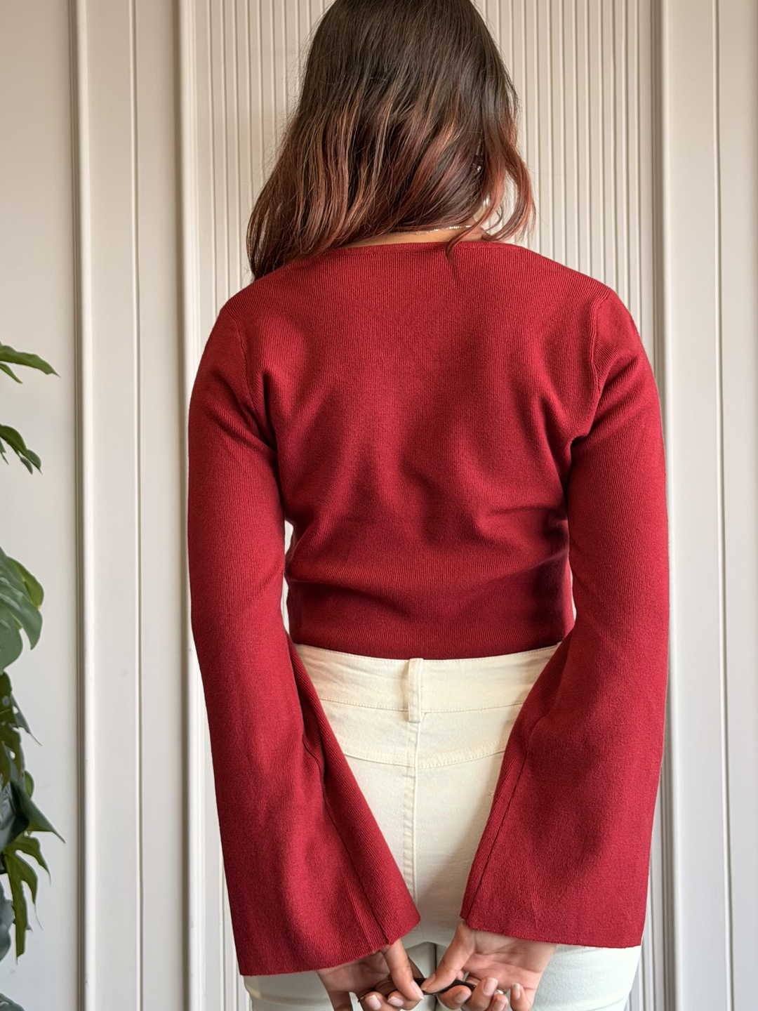 Red Bell Crop Top