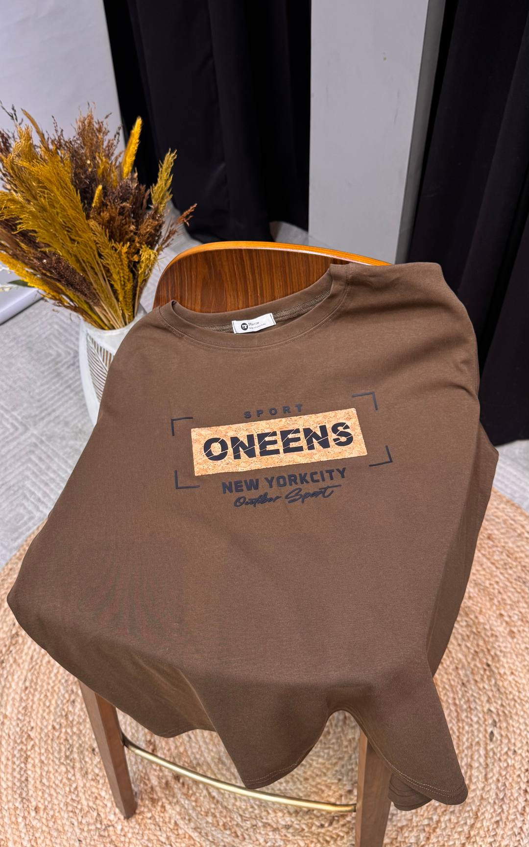 Women’s Typographic Print T-Shirt (ONEENS)