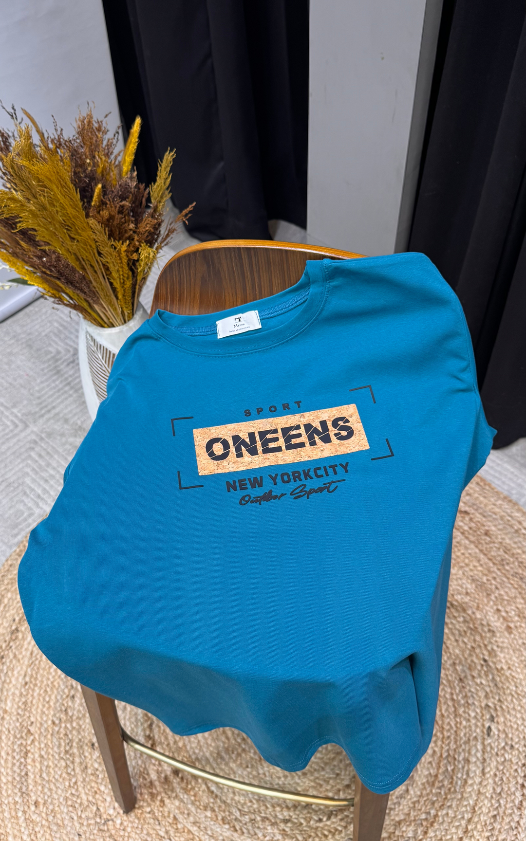 Women’s Typographic Print T-Shirt (ONEENS)