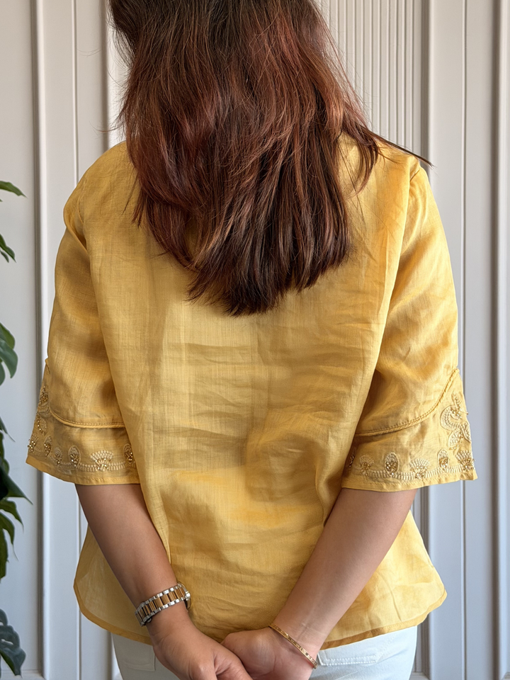 Linen Embroidered Shirt