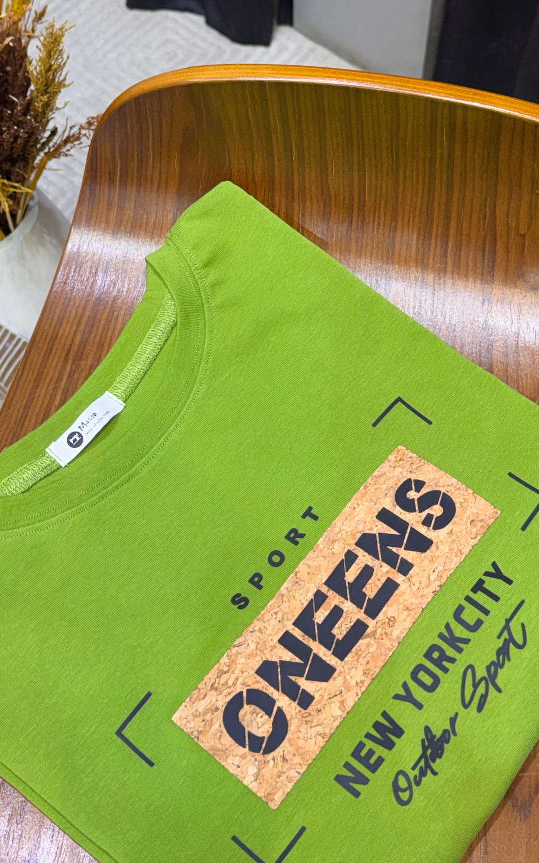 Women’s Typographic Print T-Shirt (ONEENS)